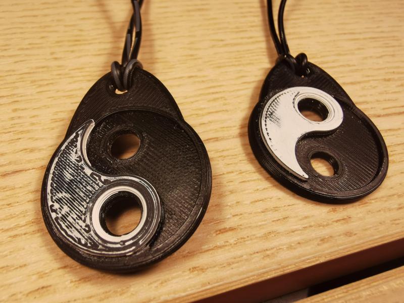 Yen & Yang love pendent