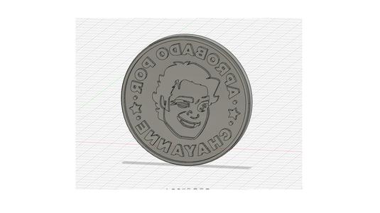 Personalized stamp "Approved by Chayanne".