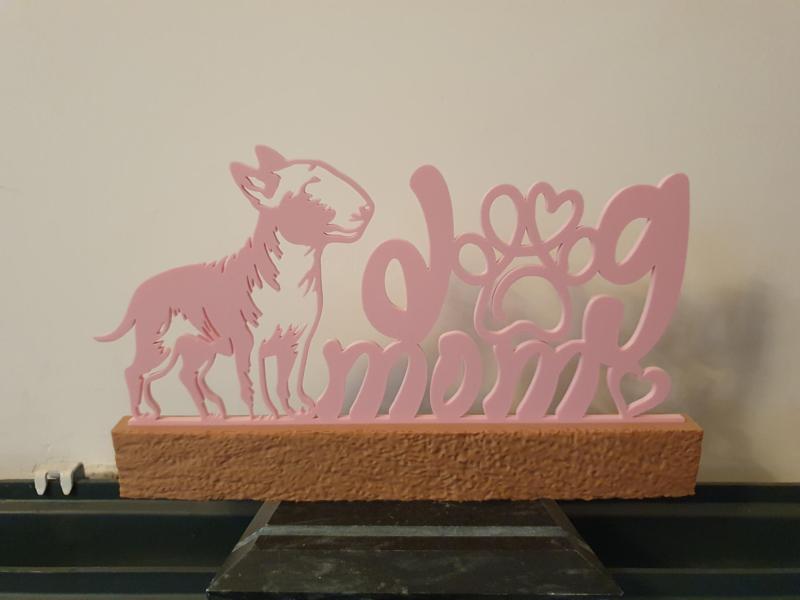 bull terrier miniature bull terrier figurine decoration