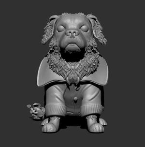 Pekingese Dog - Charming and Realistic Design