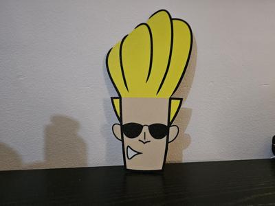 Johnny Bravo Wall Art 
