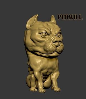 PITBULL CHIBI FIGURE 150MM