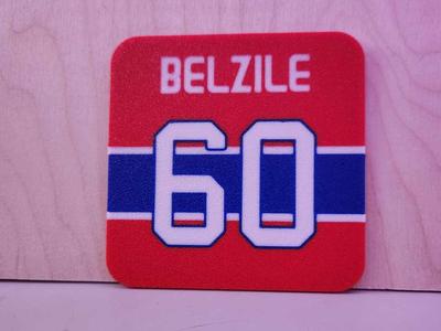NHL Coaster - ALEZ BELZILE