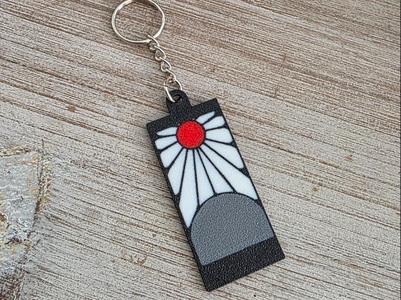 Demon Slayer Tanjiro Hanafuda Keychain