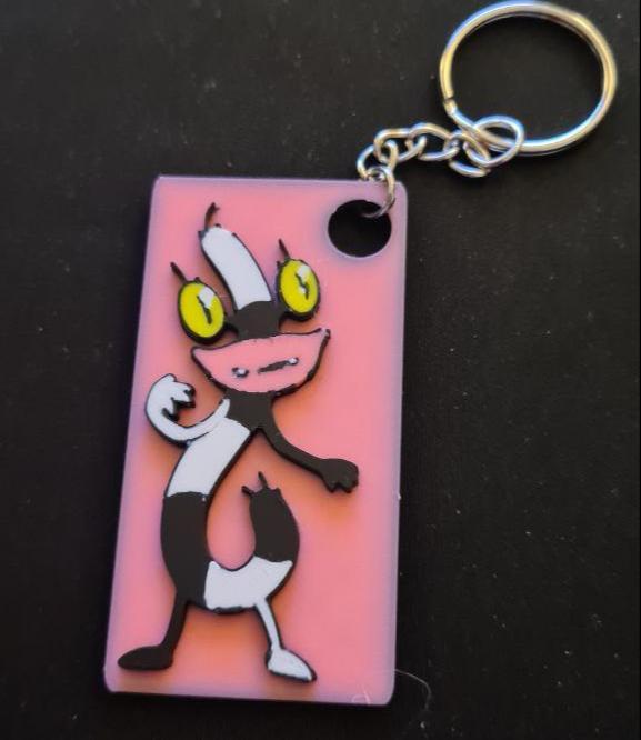 Oblina Real Monsters keychain