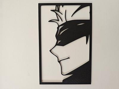 Gojo Silhouette – Jujutsu Kaisen Wall Art