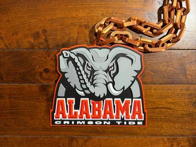 Alabama Crimson Tide Oversized Necklace Alt Logo