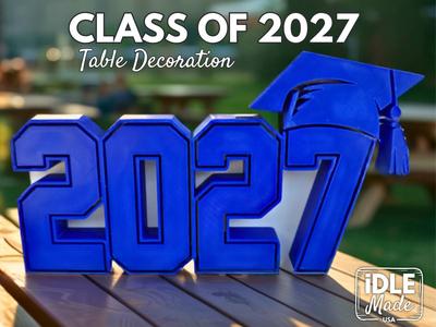 2027 Graduation Party Table Decor / Centerpiece