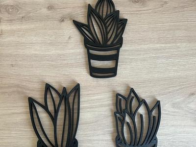Plant wall decor