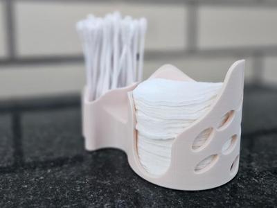 CottonPad&Q-Tip Organiser