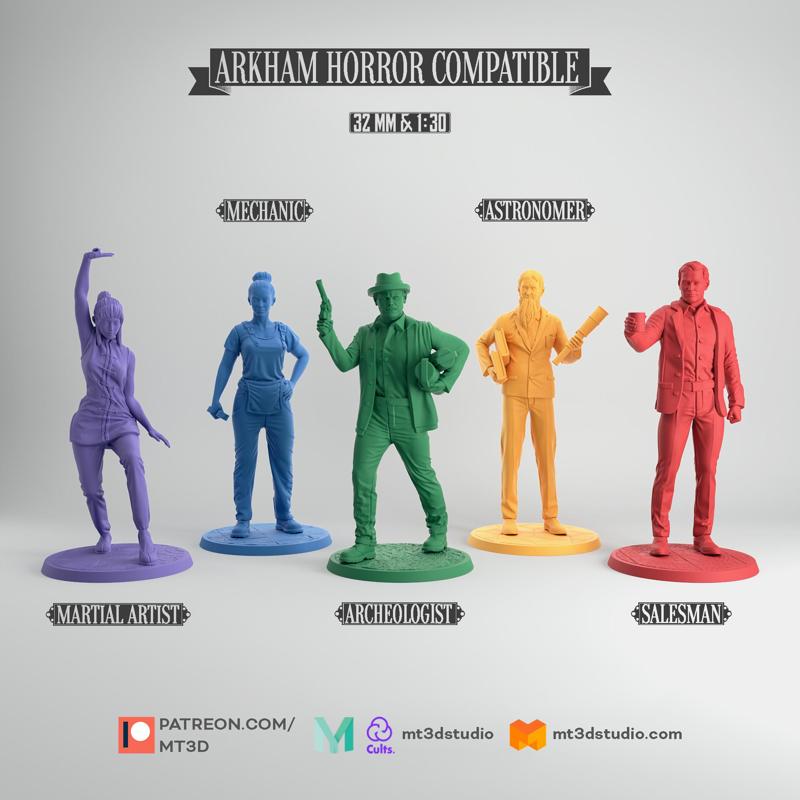 Investigator Pack 08 - Arkham Horror compatible