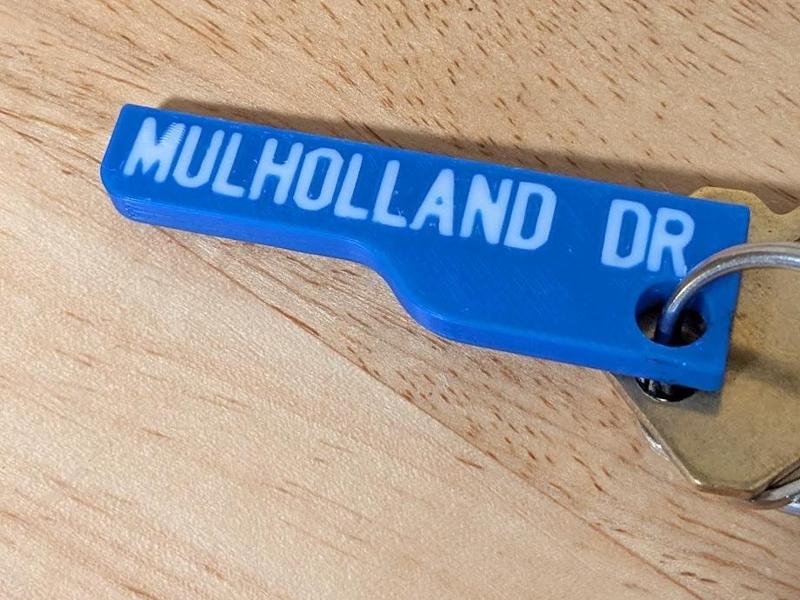 Mulholland Drive Keychain