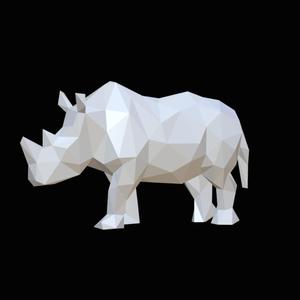 Rhinoceros low poly