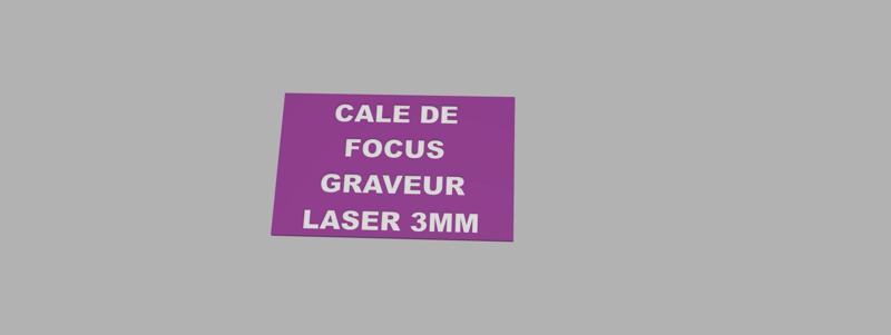 focus block laser engraver 3mm