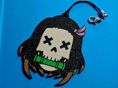 Nezuko x Demon Slayer Kimetsu no Yaiba Keychain