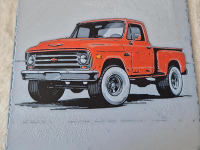 Classic Pickup Truck Hueforge