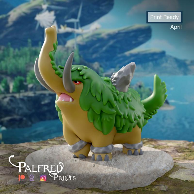 Mammorest Palworld Fanart