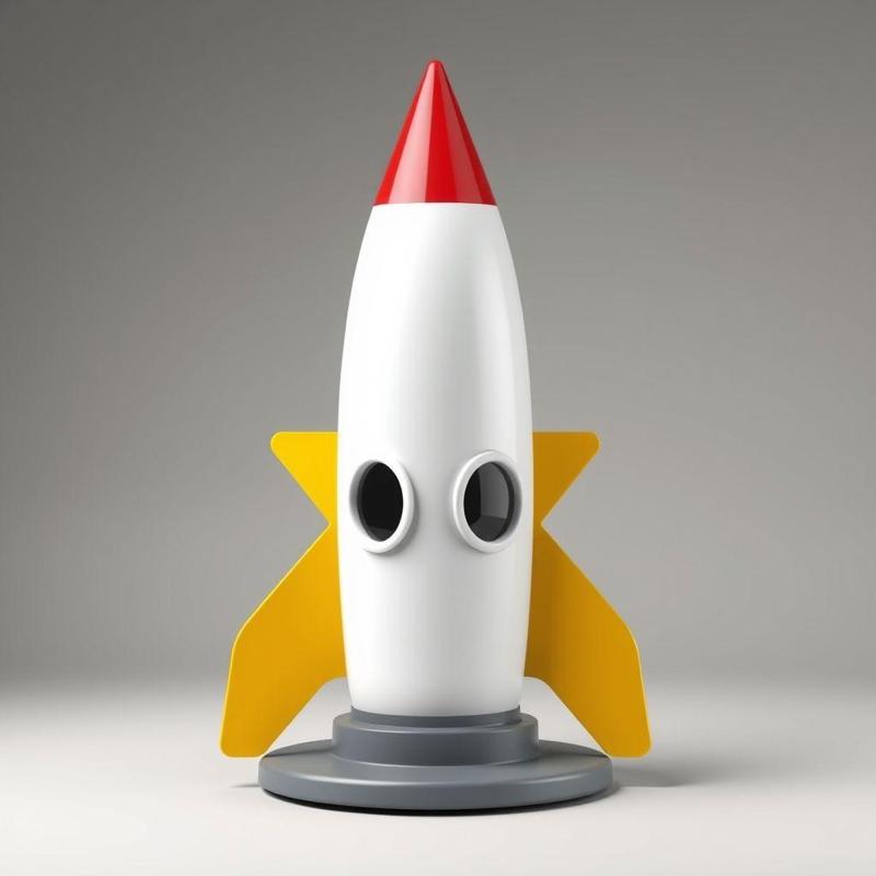 Chunky Retro Rocket