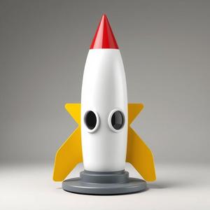 Chunky Retro Rocket