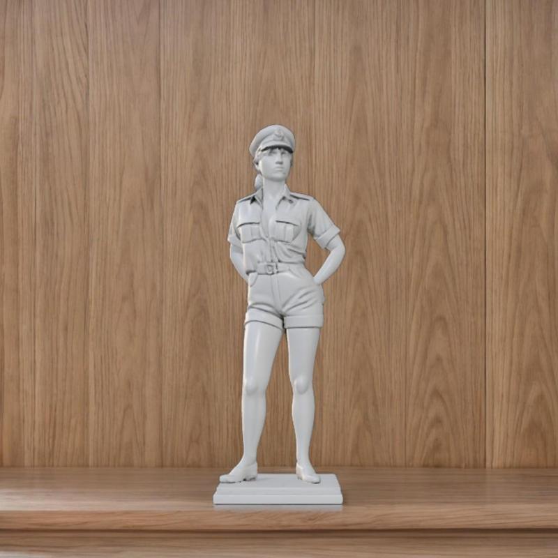 Sexy Police Woman Figure