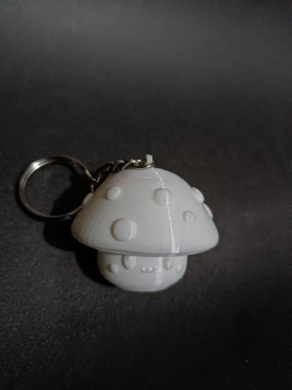 Mushroom key ring