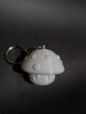 Mushroom key ring