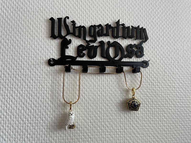 Key hanger Wingardium Leviosa Harry Potter