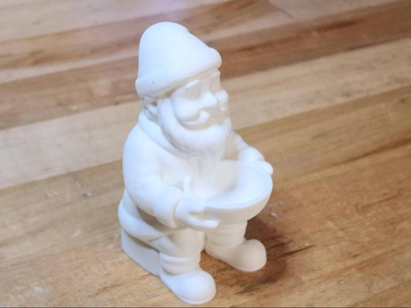 XMAS Christmas Santa Candy Dish / Ear Ring Holder