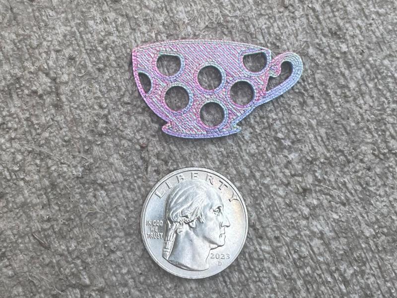 Alice in Wonderland Mad Hatter Polka Dot Teacup