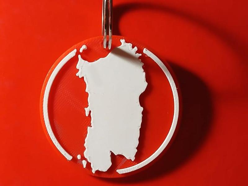 Sardinia Keychain