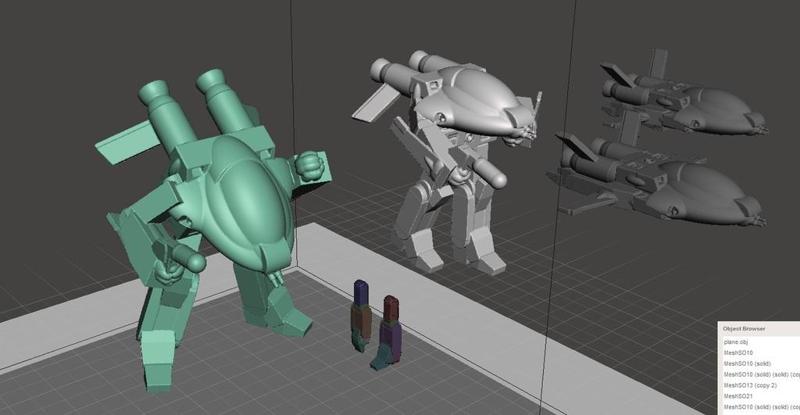 Robotech UEG Armies of the Southern Cross TASC LOGAN Battloid set 1