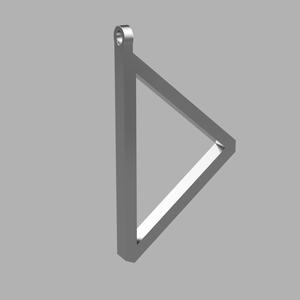 Letter D Greek Style Necklace Amulet