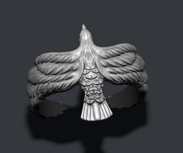 Eagle ring 3D print model