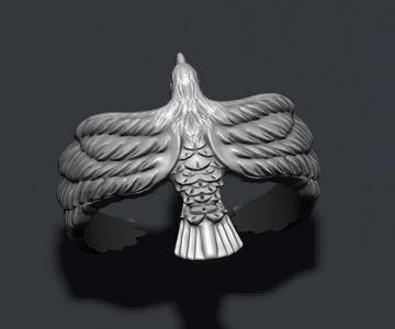 Eagle ring 3D print model
