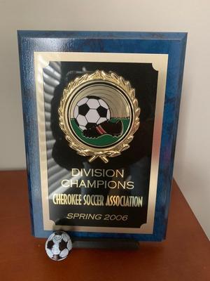 Soccer Plaque Holder