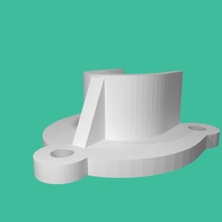 Support de tringle d’armoire standard  renforcé