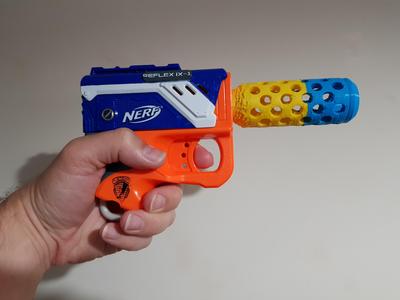 "Flamer" barrel mod for NERF Reflex IX-1