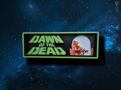 Dawn Of The Dead Film Cinema Room Sign Logo Box
