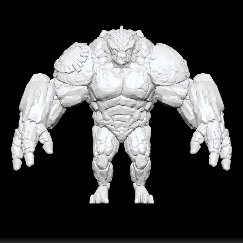 paragon rampage elemental - stone monster