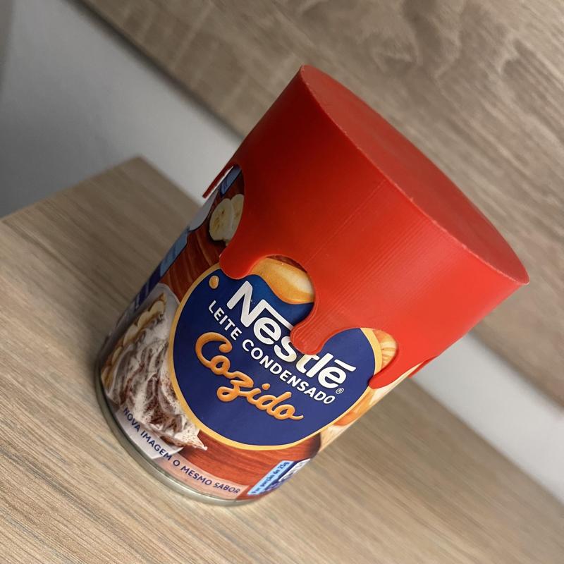 Lid or cap for can - condensed milk can