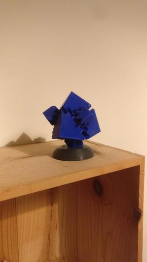 Stand for the "Three Cube Gears"