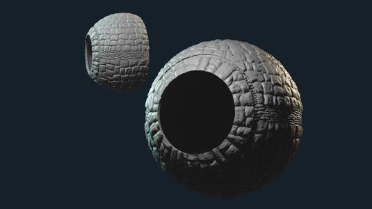 Round Rock Wall Mounted Hide