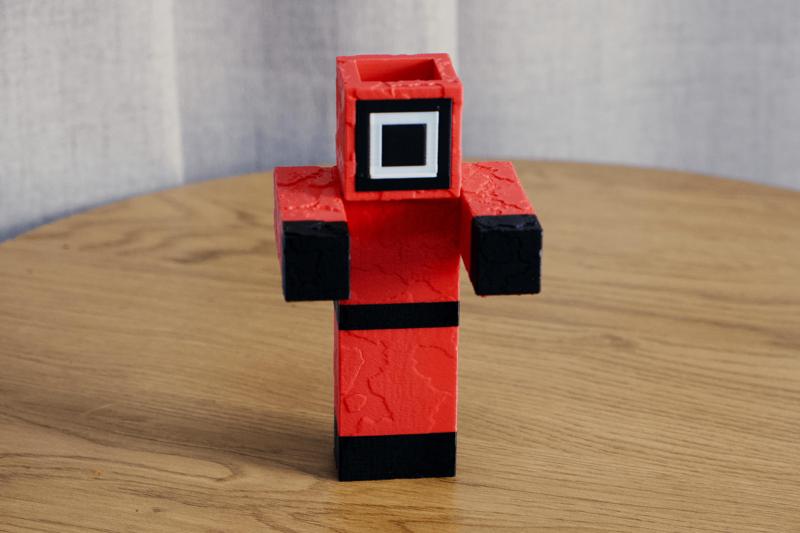 Squid Guard Pencil Holder – Unique Fan Art Design