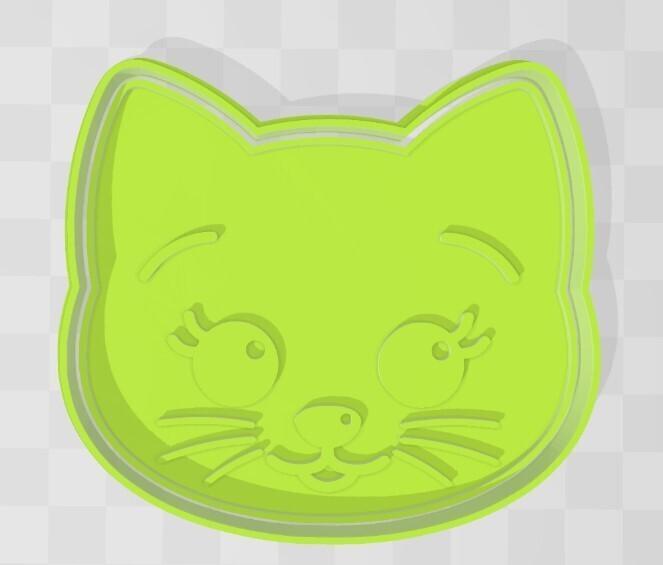 Cookie cutter kitten MEI LI plim plim