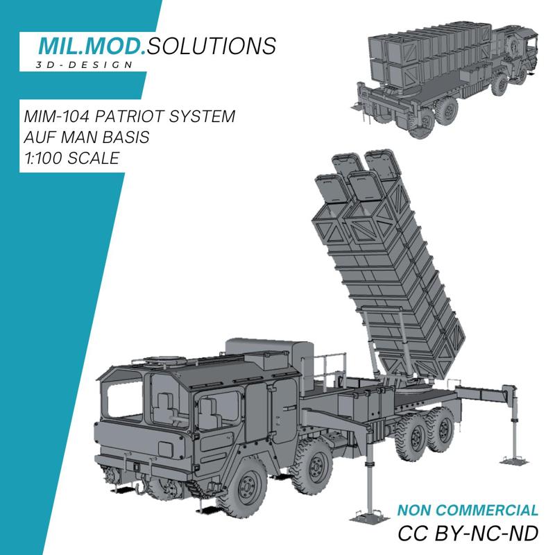 MIM-104 Patriot system based on MAN Bundeswehr