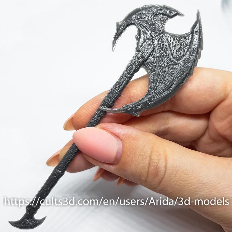 The elder scrolls: Skyrim weapons - Daedric Battleaxe