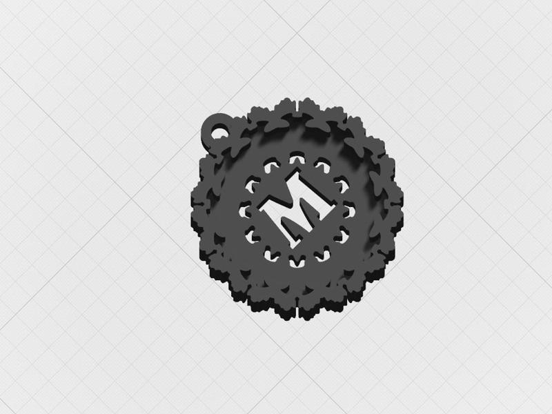 Magic Letter M Pendant