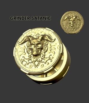 GRINDER - SATANIC - WEED GRINDER - WEED CHOPPER