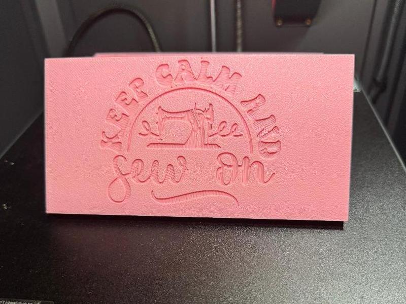 Keep Calm and Sew on Sewing Box