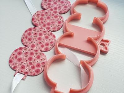 4 Bump Polymer Clay Headband Cutter